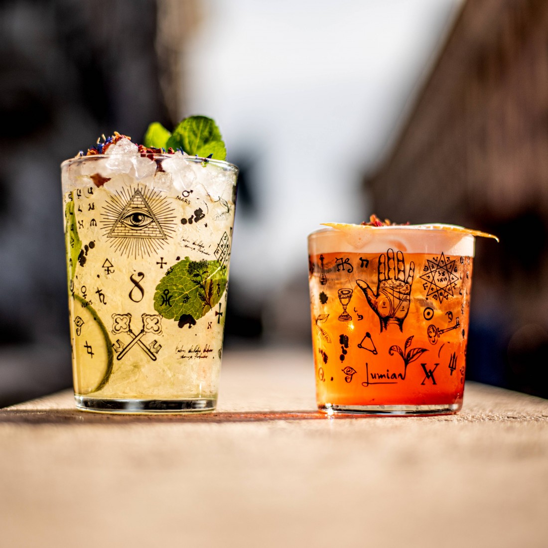 סט כוסות אולד פאשנד | Conic Alchemy